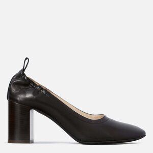 Everlane Day High Heel Stacked, Black,  6 1/2